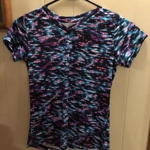 colorful athletic tee